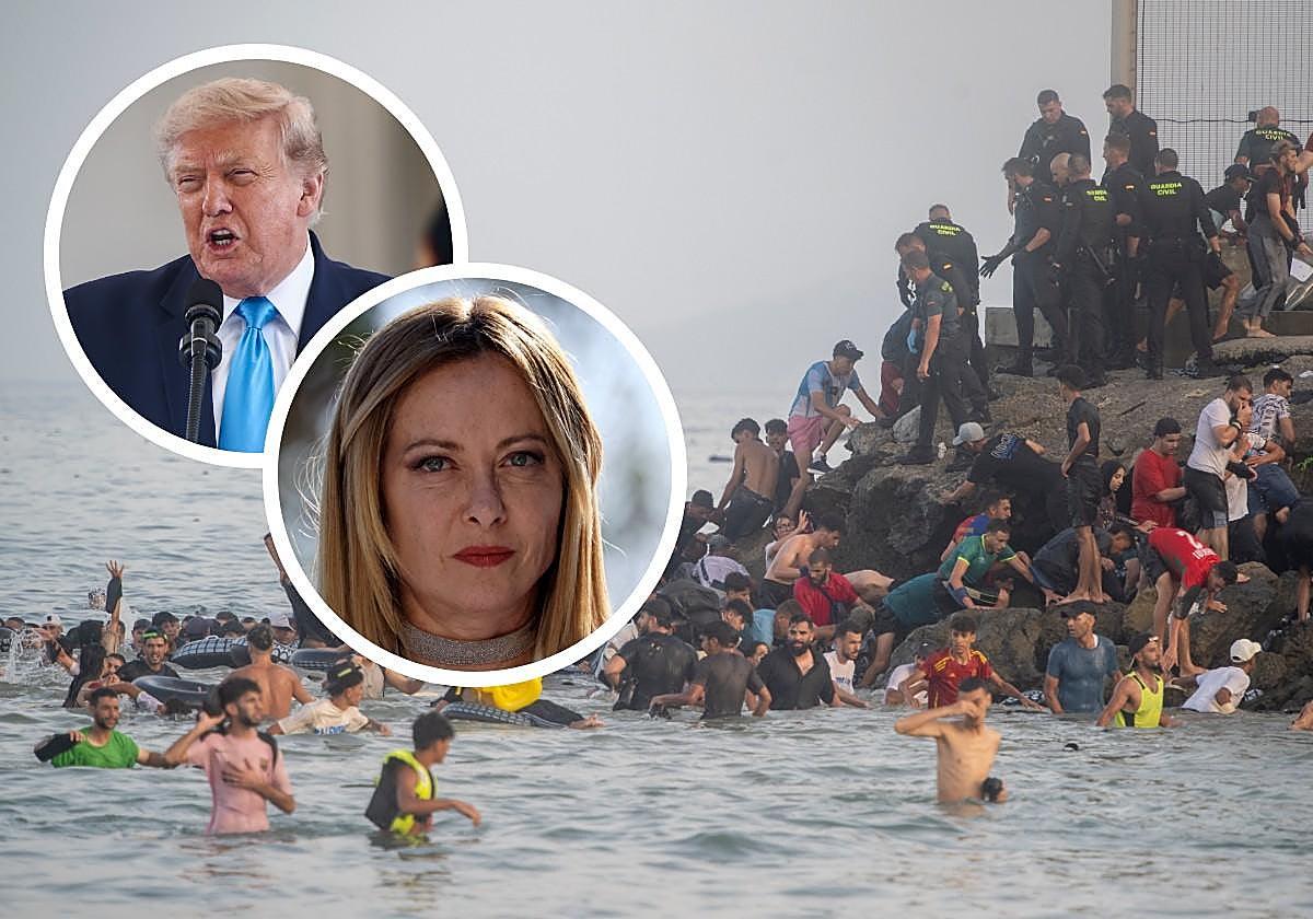 Trump y Meloni critican a España por la crisis en Ceuta: ¿Qué está en juego?
