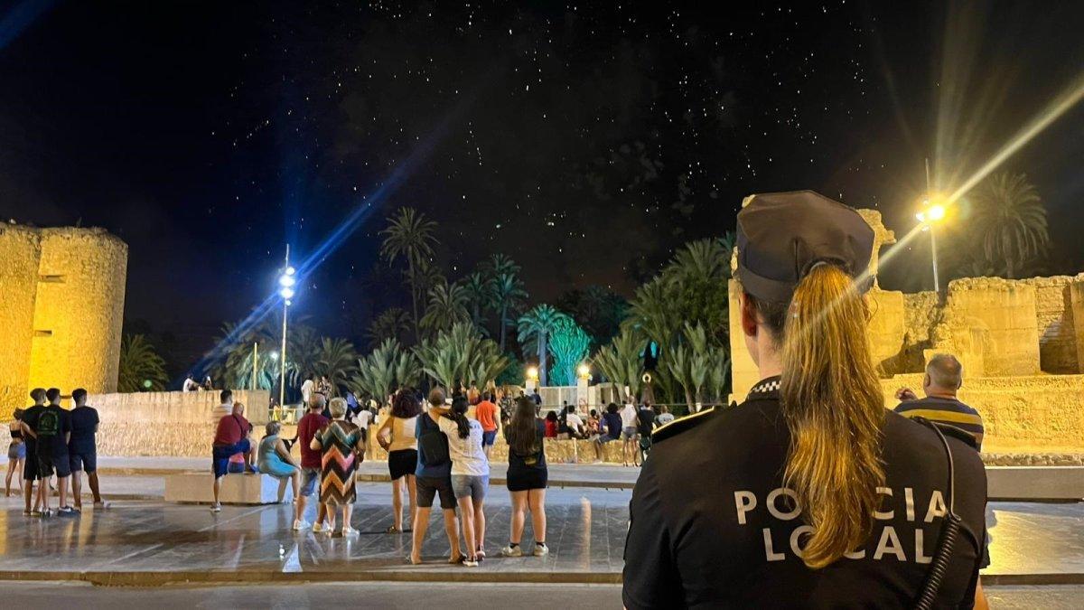 Fiestas de Elche: 46 detenidos, 1.856 infracciones y 73 menores devueltos a sus padres