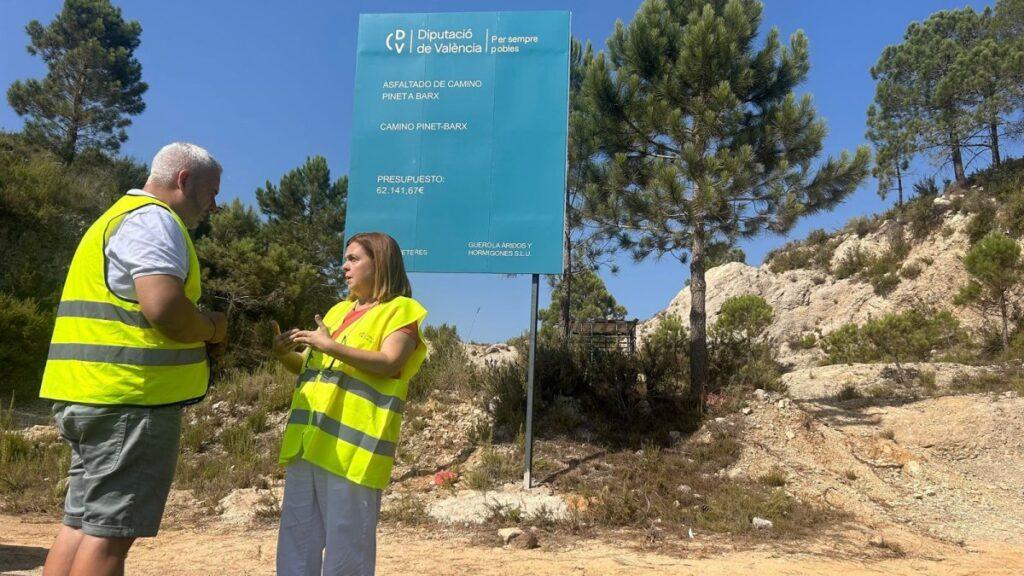 La Diputación de Valencia rehabilitará el camino entre Pinet, la Safor y la Costera para fortalecer la prevención de incendios