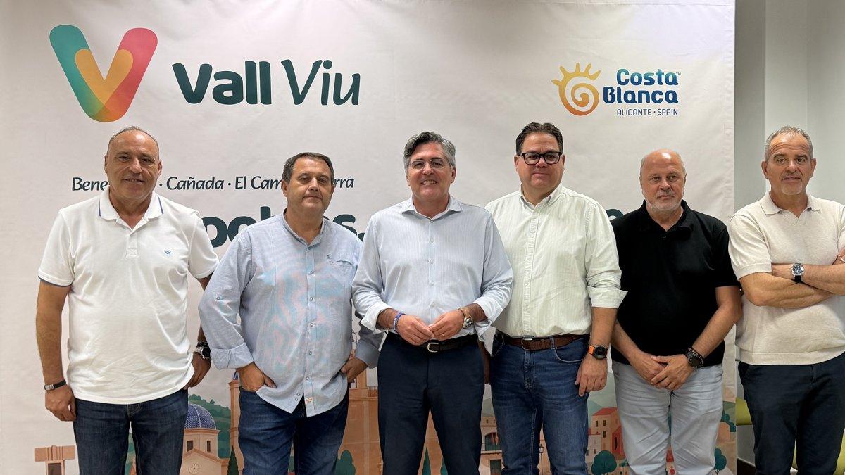Tres municipios de Alicante se unen en el innovador proyecto Vall Viu para impulsar el turismo