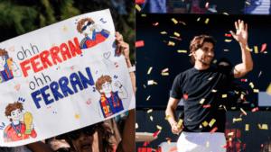 Ferran Torres arrasa en Foios: la emocionante bienvenida de su pueblo al héroe del Mundial
