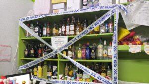 La Policía incautó 7.500 botellas de alcohol en Elche por venta ilegal a menores