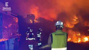 Incendio en Tírig, Castellón: 754 hectáreas afectadas y situación estabilizada