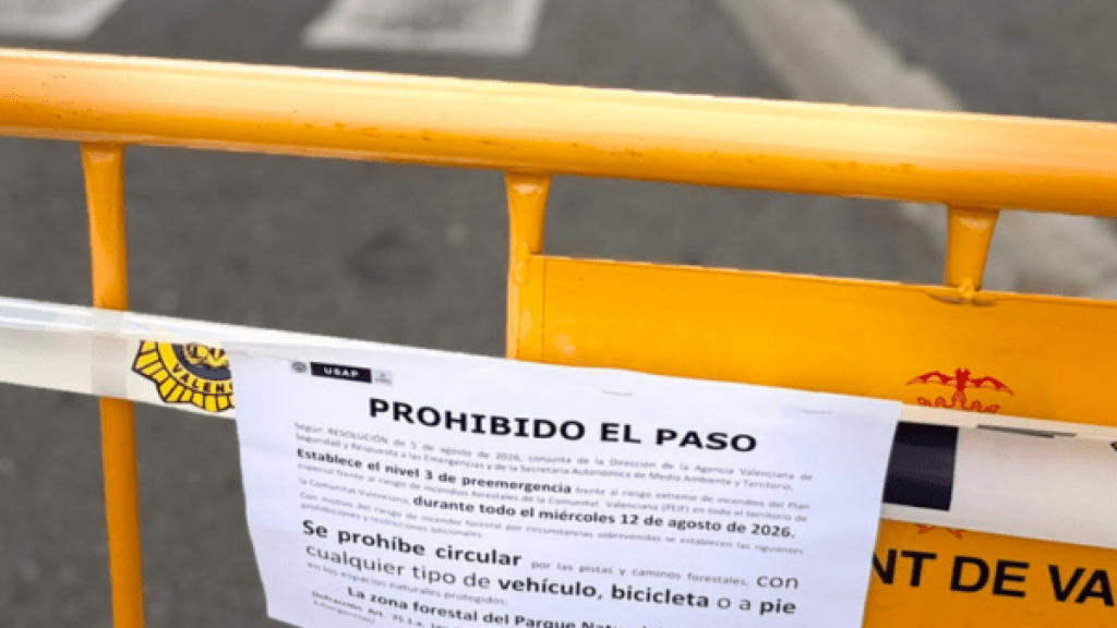 Valencia refuerza la seguridad en El Saler: restricciones de tráfico y acceso por alto riesgo de incendios durante el eclipse