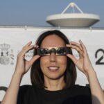 Diana Morant observa el eclipse en Guadalajara y ignora nuevamente a la Comunidad Valenciana