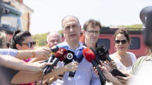 Valderrama detalla en Les Corts la respuesta de la Generalitat ante los incendios de Vall d'Uixó y Tírig