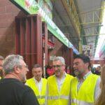 Arcadi España visita Mercalicante: el motor económico con 110 empresas, 4.600 empleos y 485 millones en facturación
