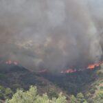 Incendio en Segorbe: Evacuación de Gátova por riesgo de fuego