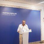 Toni Pérez critica a Puente por la segunda pista del aeropuerto de Alicante y denuncia el abandono del Gobierno hacia la provincia
