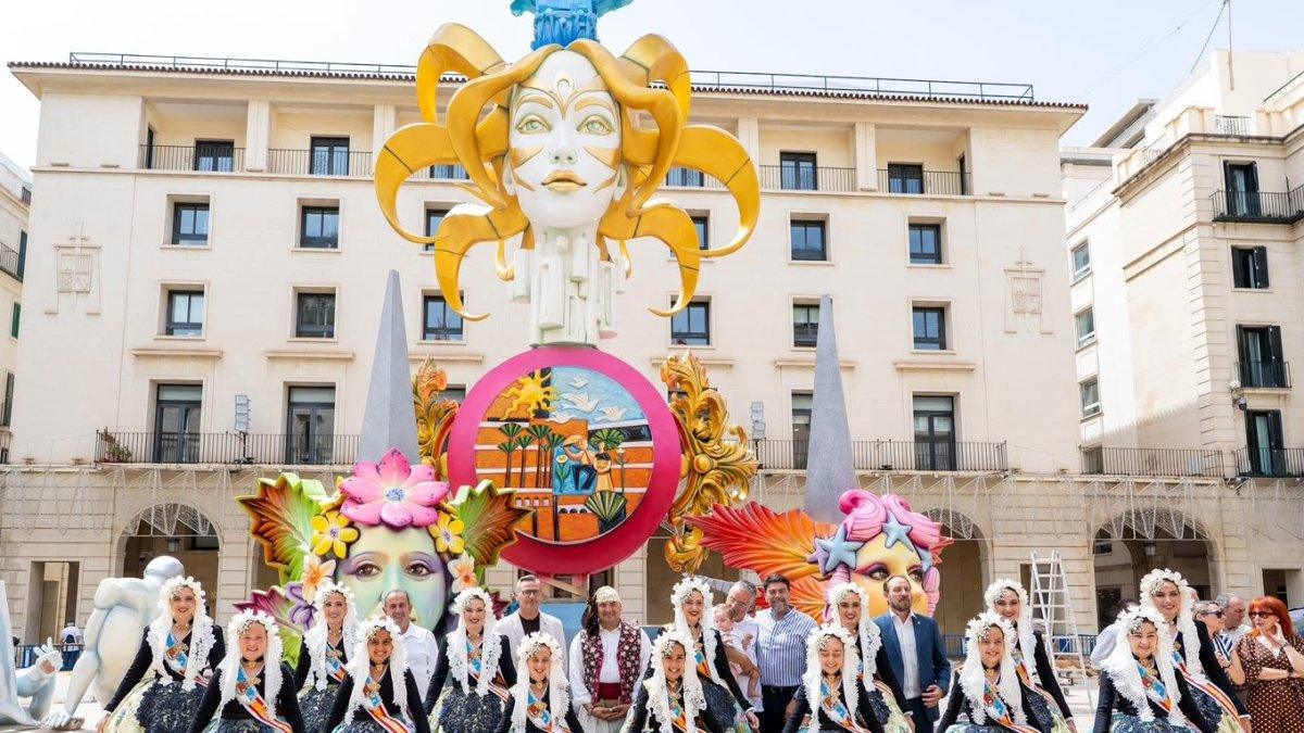 Tres propuestas compiten por las Hogueras Oficiales de Alicante 2027: dos para la categoría adulta y una para la infantil