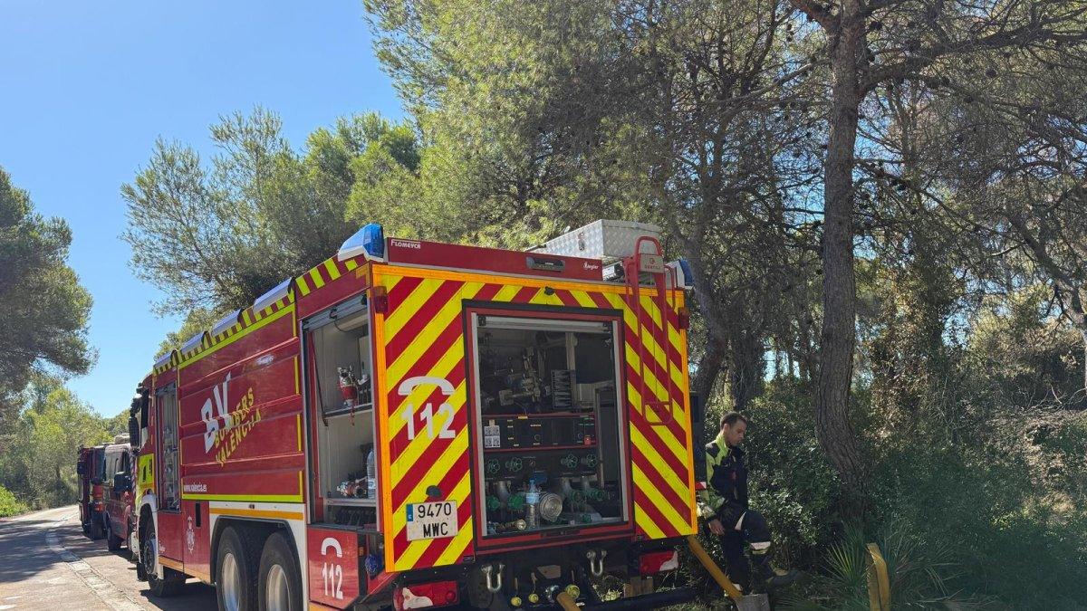 Incendio en El Saler: CV 500 cortada y playas cerradas mientras se trabaja para prevenir rebrotes este fin de semana