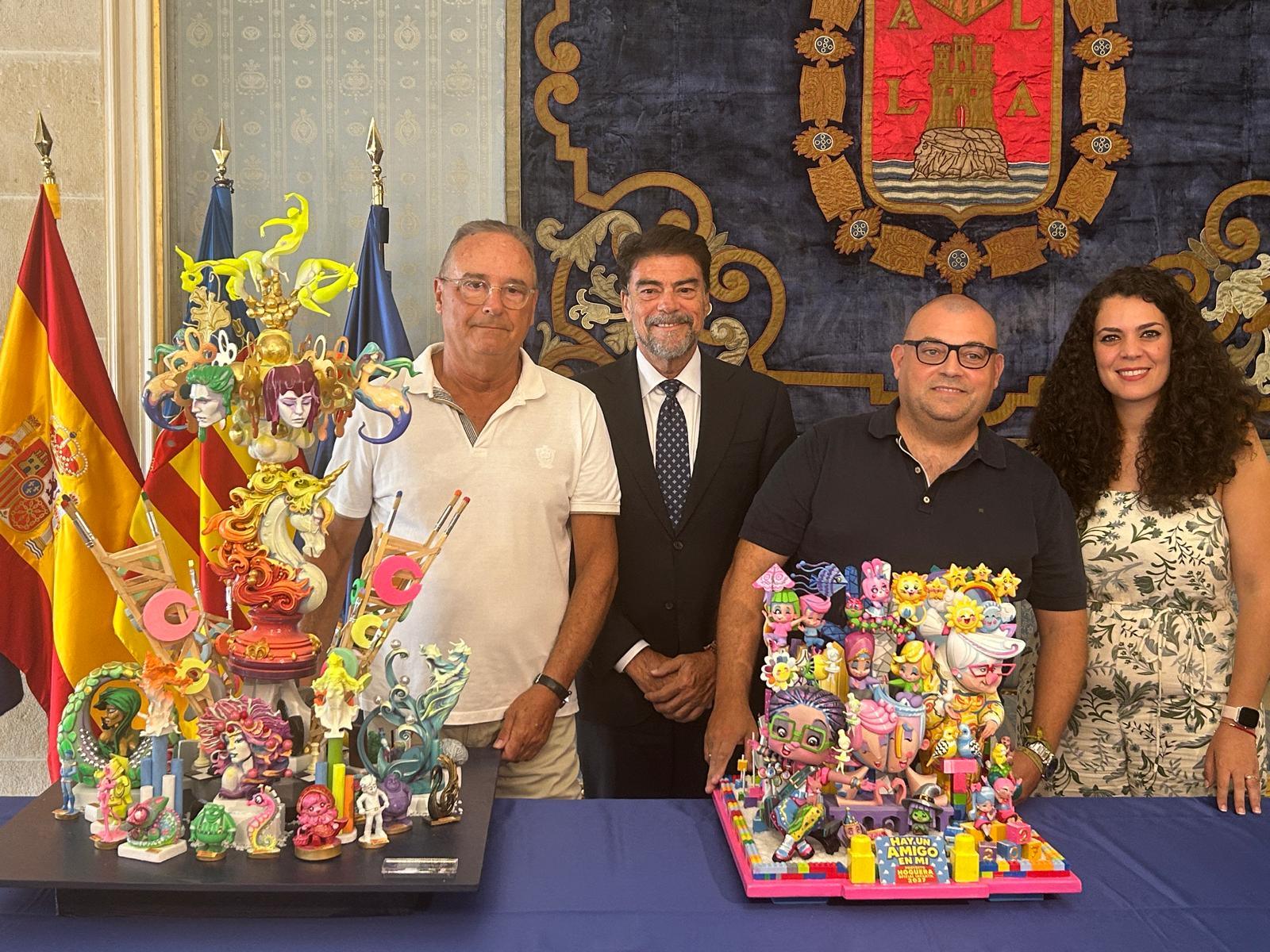 Pedro Espadero y Sergio Gómez liderarán la plantación de las hogueras oficiales de
