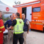 Pérez Llorca en el Puesto de Mando Avanzado: Coordinación de la Extinción del Incendio en Tuéjar
