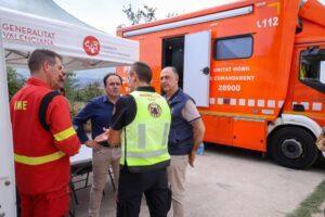 Pérez Llorca en el Puesto de Mando Avanzado: Coordinación de la Extinción del Incendio en Tuéjar