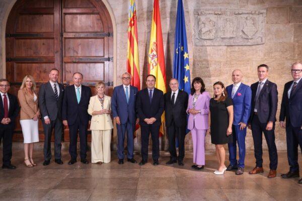 Pérez Llorca se encuentra con líderes de las cámaras de comercio de Europa