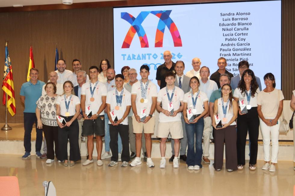 La Generalitat premia a la delegación valenciana en los Juegos Mediterráneos