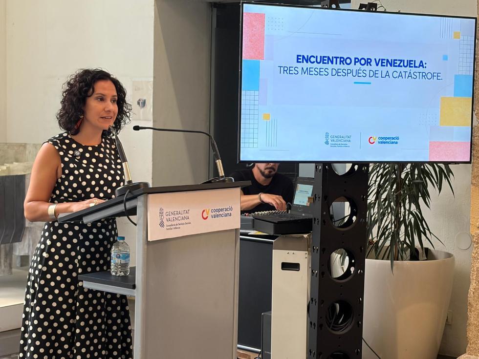 Elena Albalat destaca la eficacia de la cooperación valenciana en la respuesta a emergencias internacionales