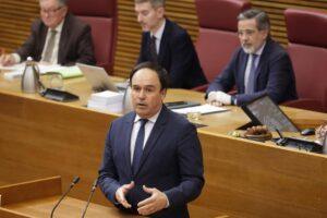 Pérez Llorca destaca en el Debate de Política General la importancia de fortalecer las políticas sociales, impulsar la actividad económica y promover la cohesión territorial