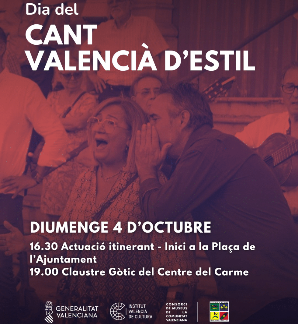 El Institut Valencià de Cultura conmemora el Día del Cant Valencià d'Estil: una fiesta de la música y la tradición