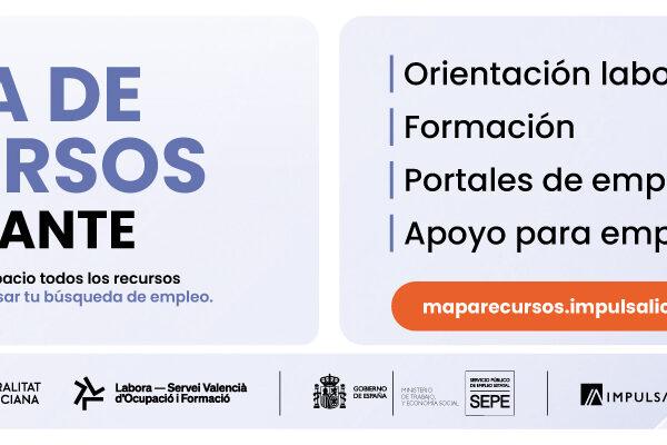 Impulsalicante lanza el Mapa de Recursos para Empleo, Formación y Emprendimiento en Alicante