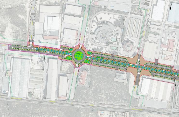 Alicante impulsa la transformación de la avenida de Elche con la adjudicación de la nueva rotonda