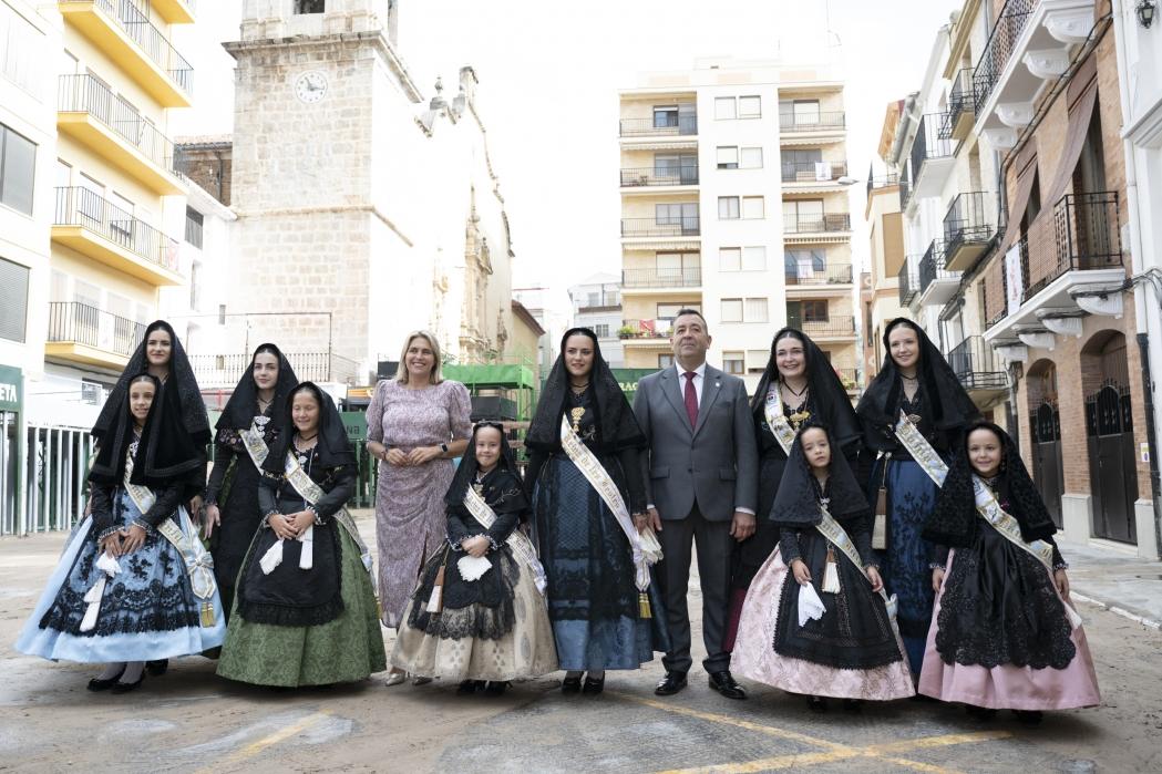 Marta Barrachina celebra San Miguel Arcángel con los vecinos de Lucena del Cid