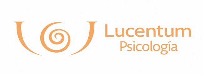 Logotipo minimalista de Lucentum Psicología