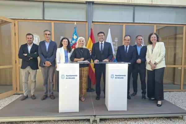 Alicante rehabilita la muralla del castillo con el apoyo de la Fundación Hortensia Herrero